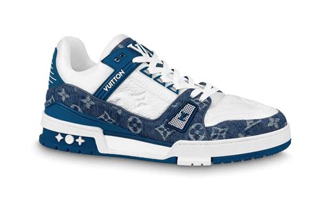 louis vuitton white monogram shoes|louis vuitton monogram trainers.